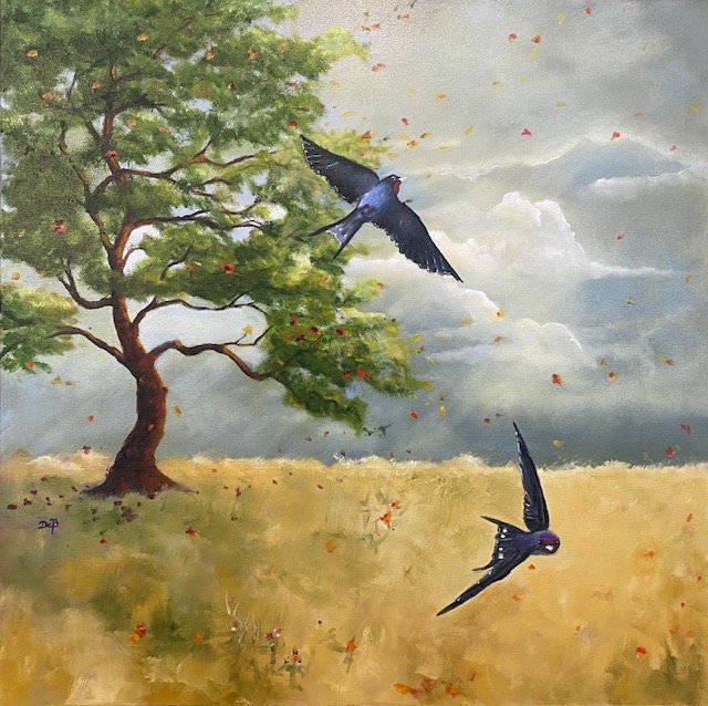 Dancing In The Wind — Oil on canvas