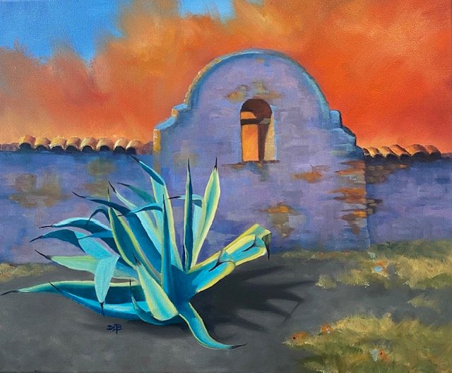 Sky Fire — Oil on canvas