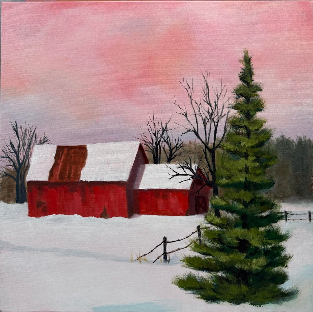 February — Oil on canvas