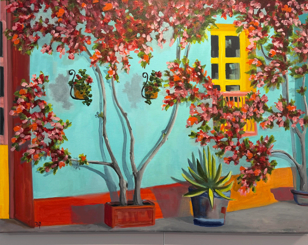 Yellow Door #2602 — Oil on canvas