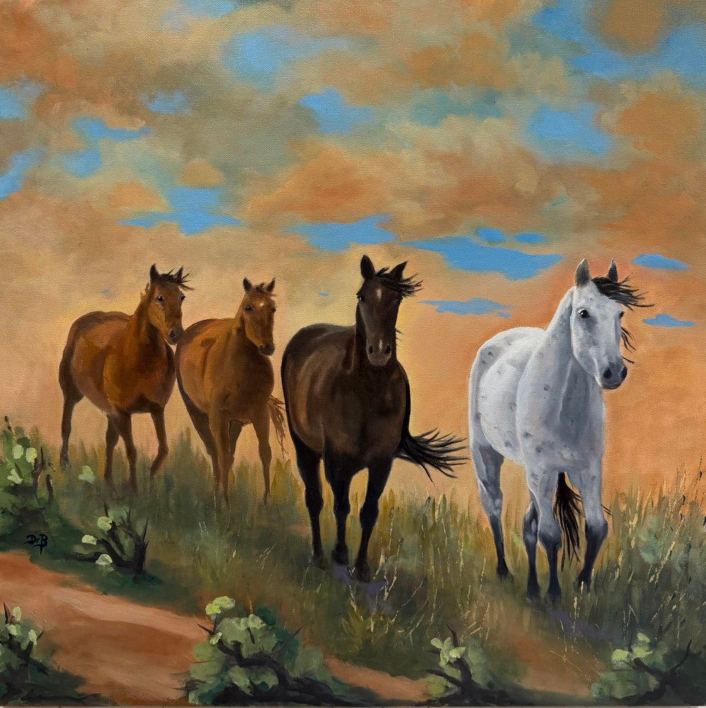 Follow Me — Oil on canvas